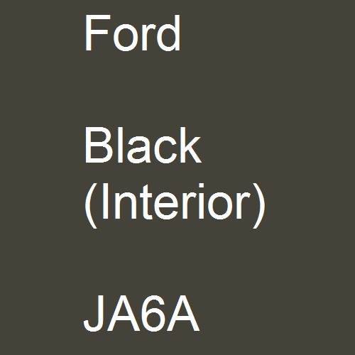 Ford, Black (Interior), JA6A.